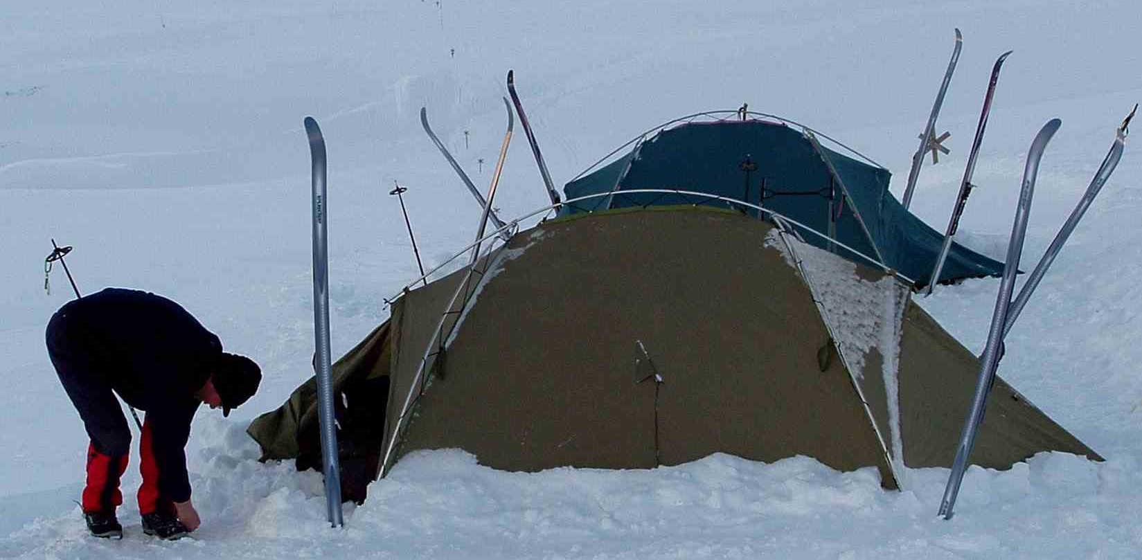 insulating a tent for winter